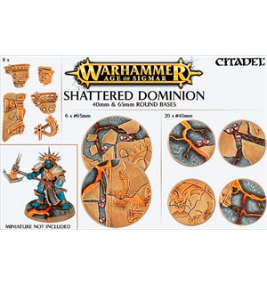 Shattered Dominion 40+65 mm Round Base Warhammer Age of Sigmar 